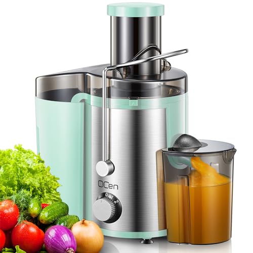 Juicer Machine, 800W Centrifugal Extractor with Wide Mouth Feed Chute, Stainless Steel, BPA-free V753