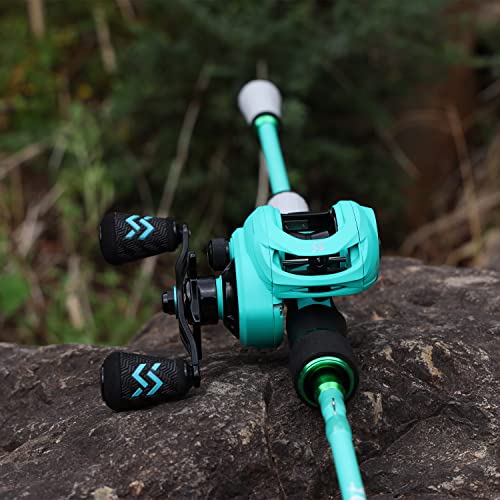 Spinning & Baitcasting Fishing Rod Reel Combo, Graphite 2-Piece M391131