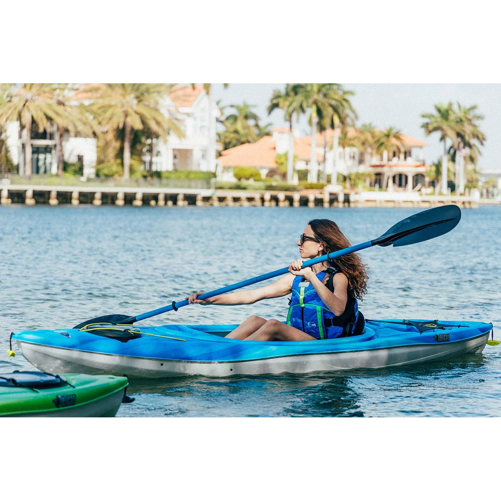 Sit-in Recreational Kayak 10 ft Deep Blue White E229440