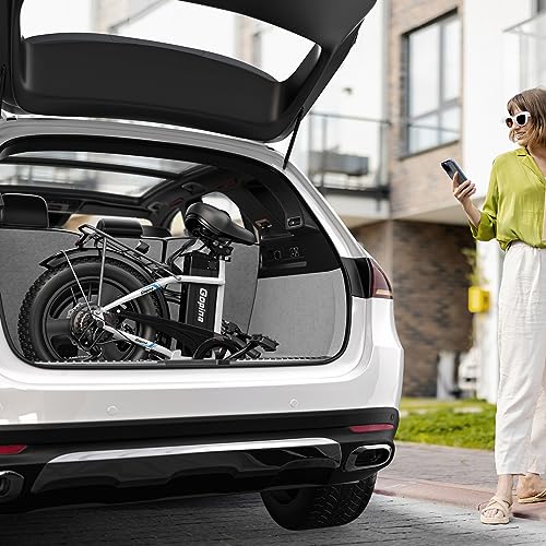Electric Bike 16" Fat Tire 350W Step Thru, 48V Removable Battery, 40 Miles U430
