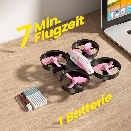 Mini Drone for Kids and Beginners with Auto Hovering, 3D Flips, Red W268211