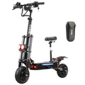 M YUME SCOOTER Y10 Adult Electric Scooter Double Suspensions Dual Motor 23.4AH Battery 52V 2400W 40 MPH 40 Miles Fast Sports Scooter 10" Off Road 330lbs Max Load Folding Scooter, UL-2272 Certified