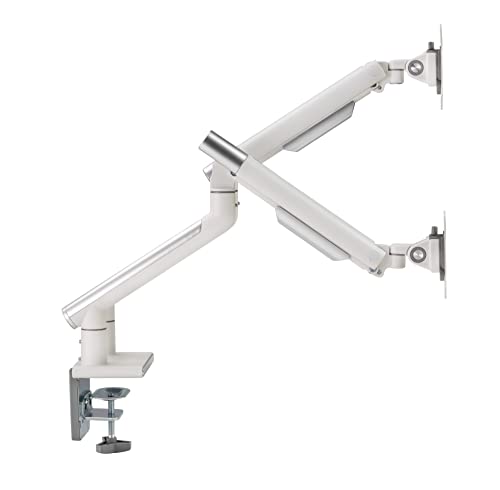 Dual Monitor Arm Mount Stand for Desk, Adjustable Full Motion, Fits 17"-32" VESA Displays D740701