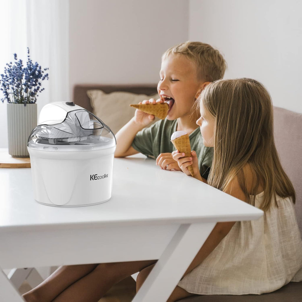 Ice Cream Maker, Electric Soft Serve Machine, 1.5 Quart Frozen Yogurt R598550