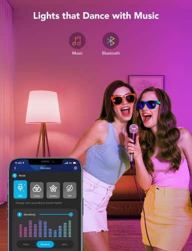 Smart Light Bulbs, WiFi & Bluetooth Color Changing, Music Sync, 2 Pack Y12792