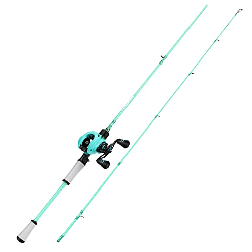 Spinning & Baitcasting Fishing Rod Reel Combo, Graphite 2-Piece M391131