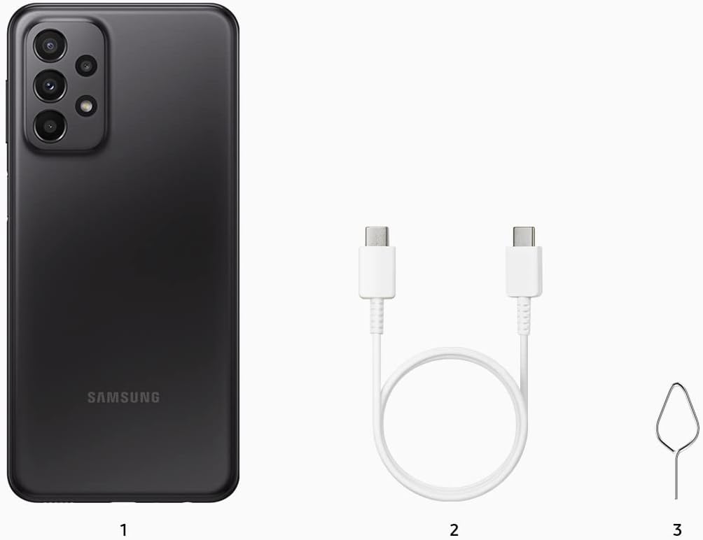 Galaxy A23 5G Cell Phone, Factory Unlocked Android Smartphone, 64GB, Black R988