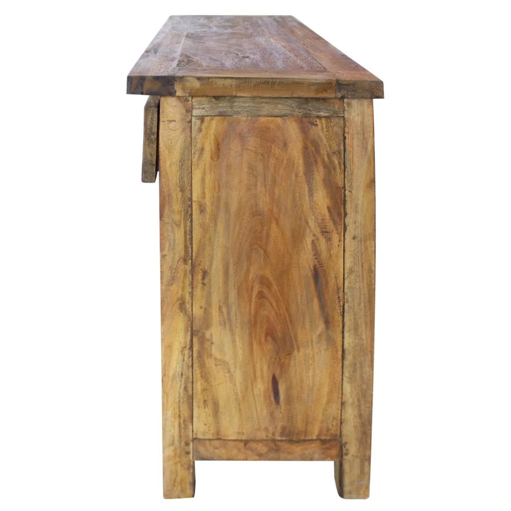 Handmade Sideboard Storage Cabinet with 2 Drawers and Shelf R616