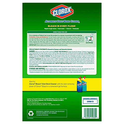 Toilet Bowl Cleaner Tablets, 6 Pack Z708