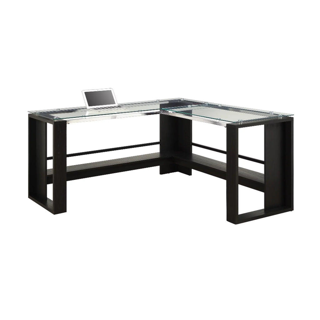 L-Shape Corner Desk, Espresso Q5110