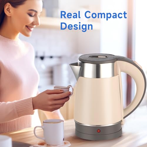 Portable Electric Tea Kettle, 0.8L Stainless Steel M263
