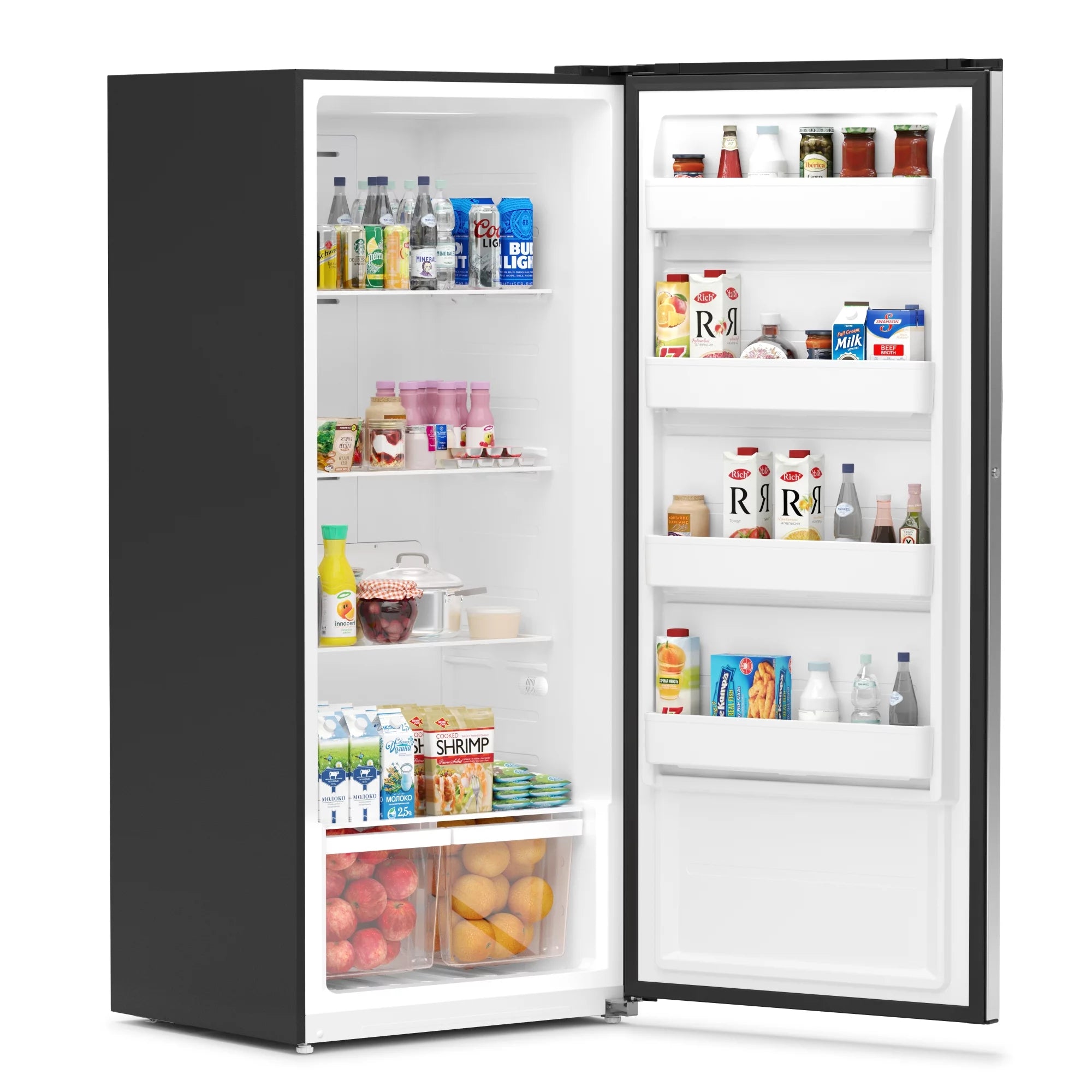 Convertible Refrigerator Freezer 21 cu. ft. Silver Y551