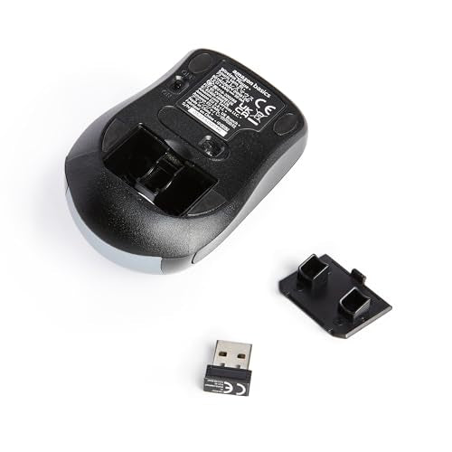 Wireless Optical Mouse with USB Nano Receiver, Black B899