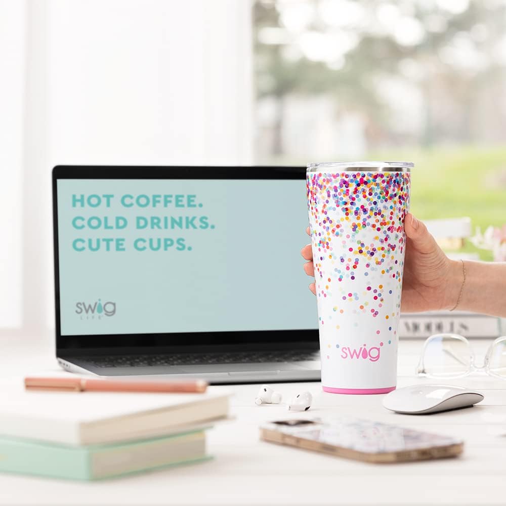 32oz Insulated Tumbler with Lid, Stainless Steel Travel Coffee Mug H7506