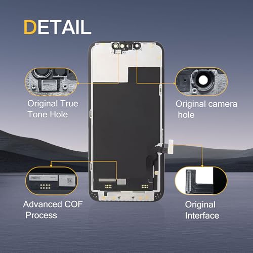 iPhone 11 LCD Screen Replacement 6.1" 3D Touch Display Digitizer with Repair Tool Kit V49627