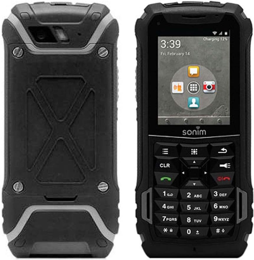 Sonim XP5 XP5700 4GB Proprietary OS (GSM Only, No CDMA) Factory Unlocked 4G/LTE Smartphone (Black) - International Version
