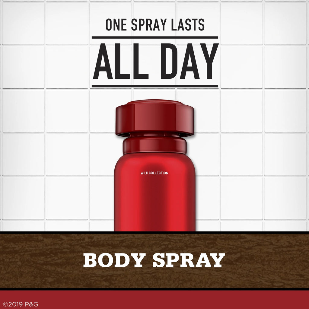 Body Spray for Men, 3.75 oz, 3 Pack B6877