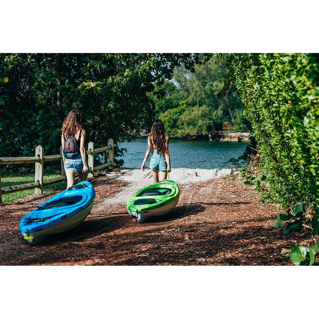 Sit-in Recreational Kayak 10 ft Deep Blue White E229440