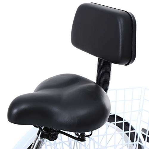 Adult Tricycle 3-Wheel Bike with Shopping Basket C4118