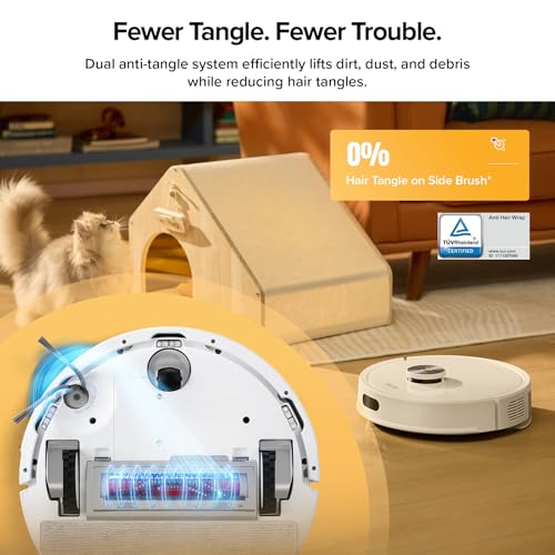 Robot Vacuum with Self-Empty Dock, 5500 Pa Suction, LiDAR Navigation S624100