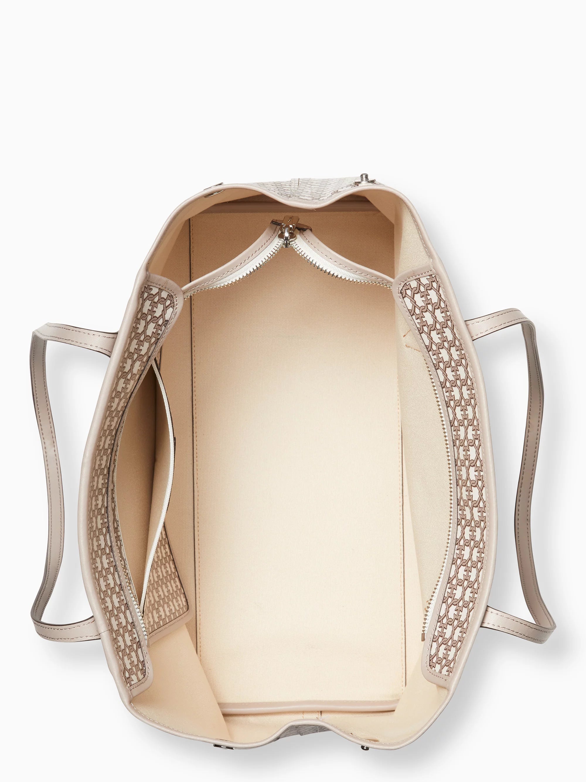 White Multi Spade Link Tote E8026