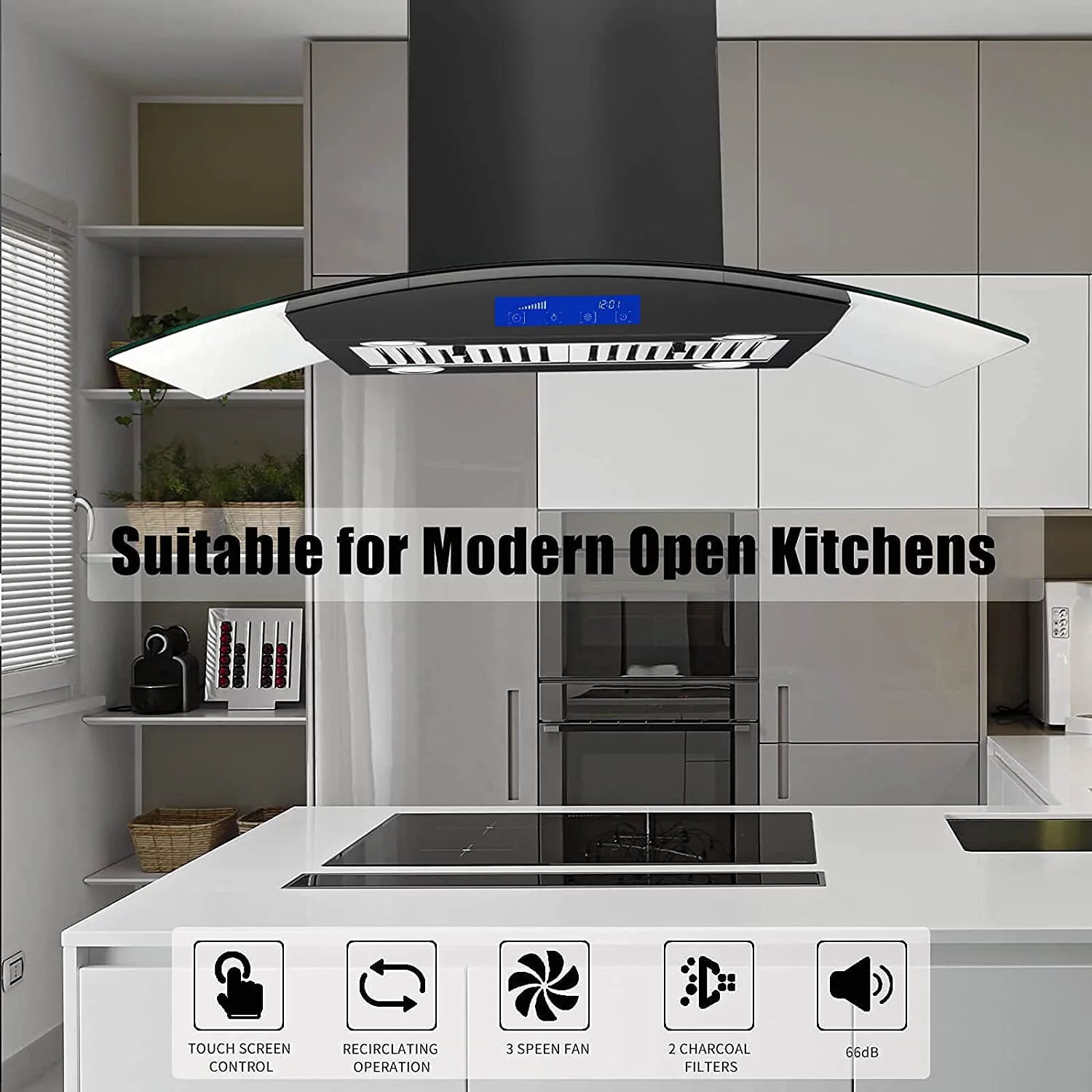 Island Mount Range Hood 36 Inch 900 CFM H647475