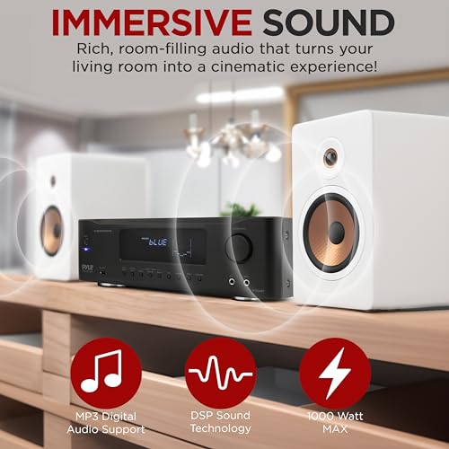 5.2-Channel Hi-Fi Bluetooth Stereo Amplifier for Home Speaker Subwoofer L1522