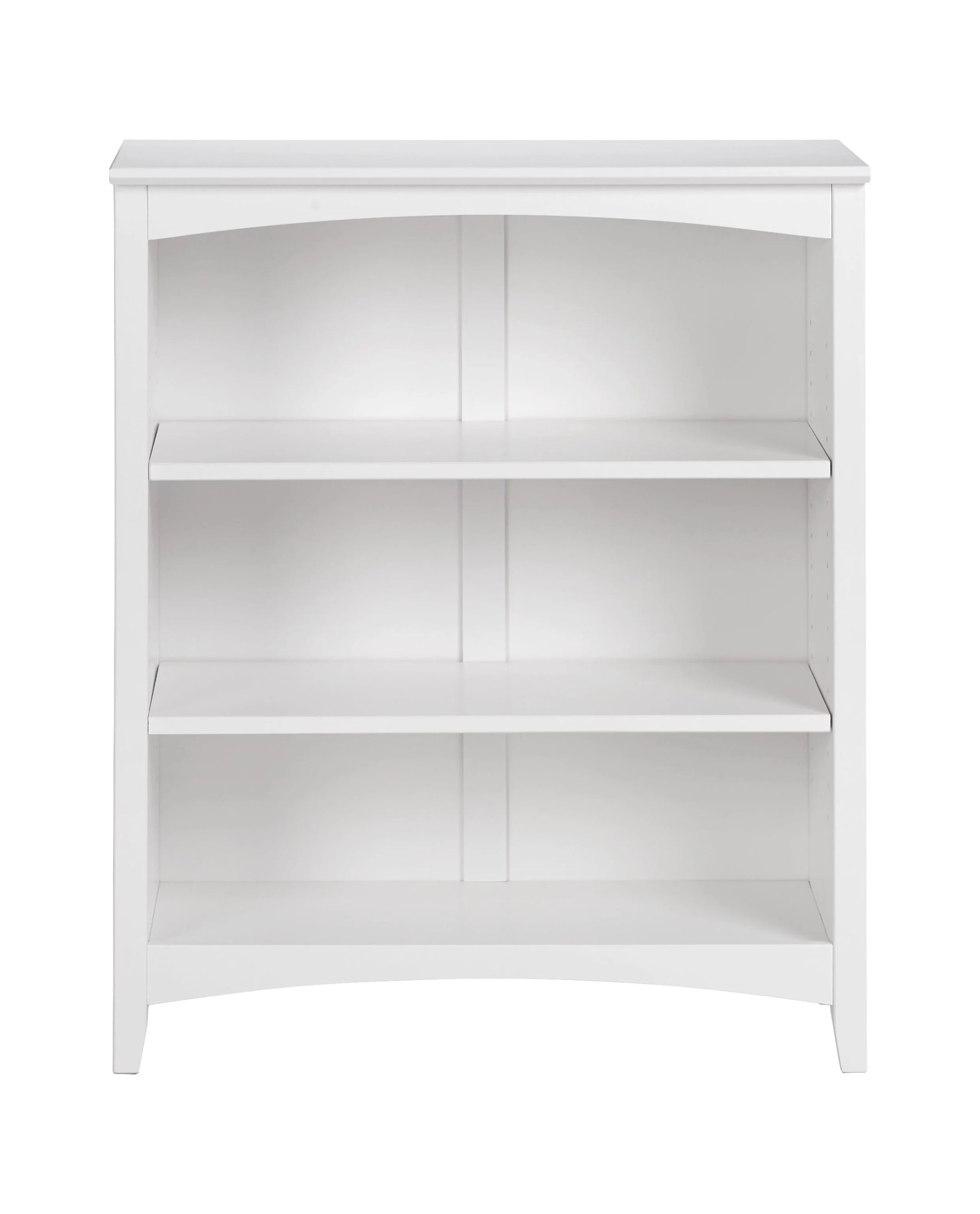 Shaker Style Bookcase - 36"H - White Finish
