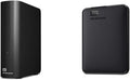 WD 10TB Elements Desktop Hard Drive, USB 3.0 - WDBWLG0100HBK-NESN & 2TB Elements Portable External Hard Drive, USB 3.0 - WDBU6Y0020BBK-WESN