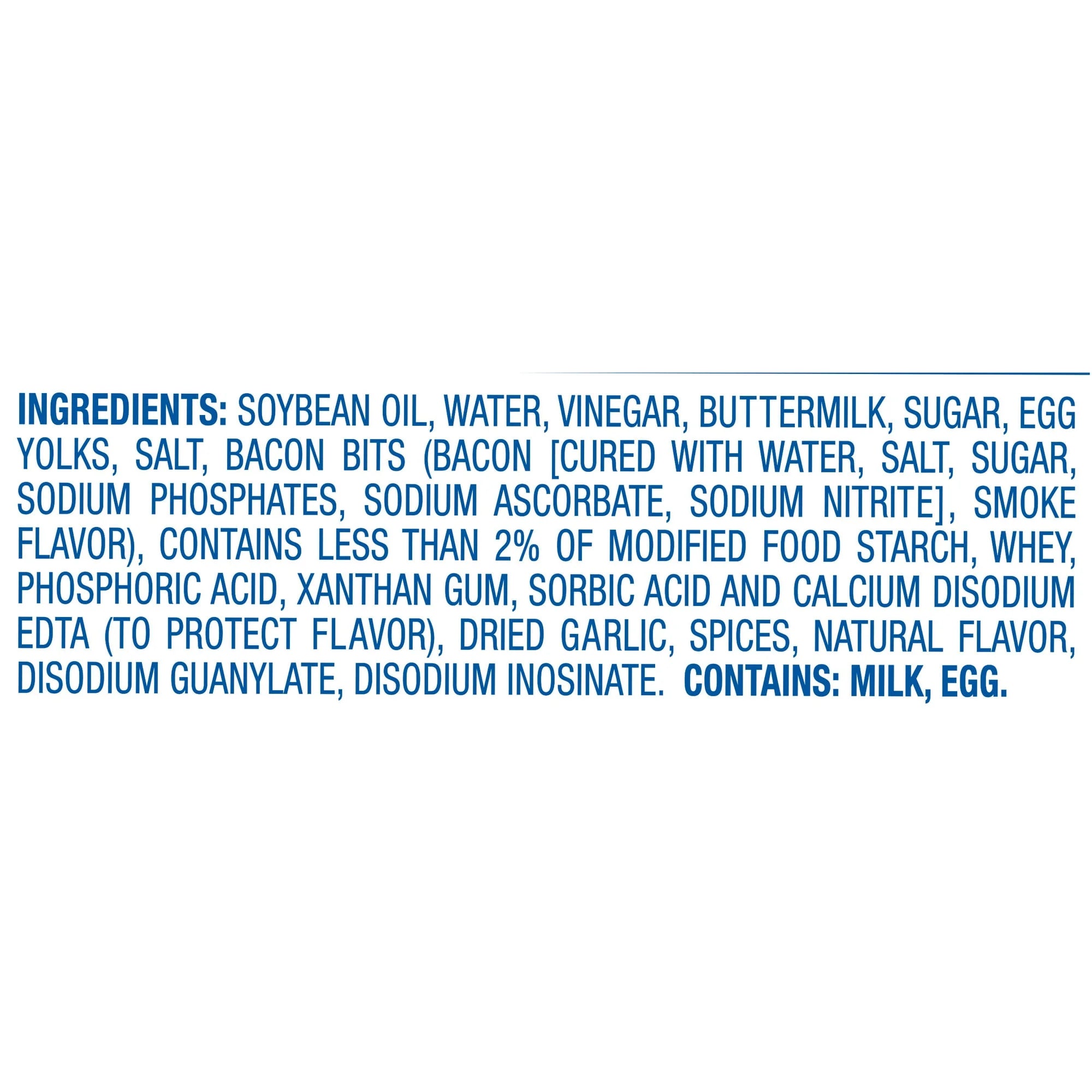Ranch Salad Dressing with Bacon, 16 fl oz, 2-Pack T758