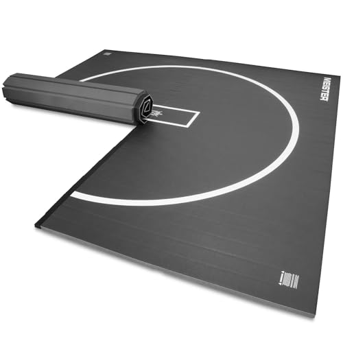 Wrestling Mat 10x10ft Roll-Up for Home Gym Training N17570