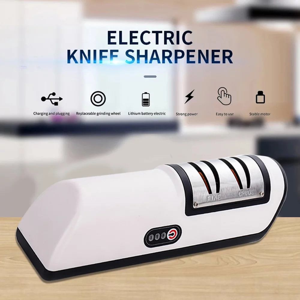 Electric Knife Sharpener 3 Speed Sharpening System T80211
