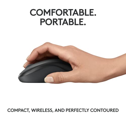 Wireless Mouse, 2.4GHz with USB Receiver, 12-Month Battery Life O87248