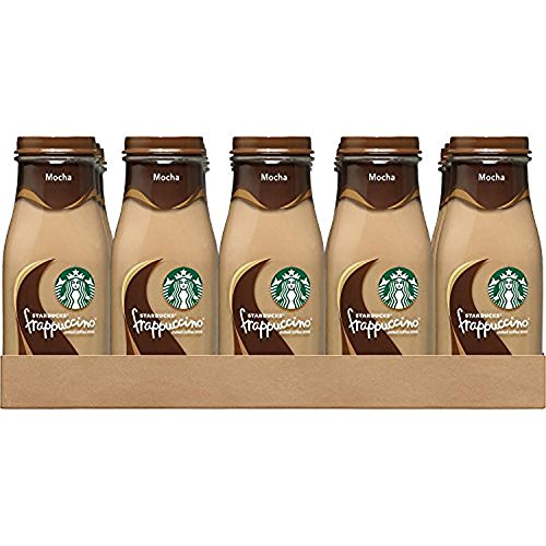Starbucks Frappuccino, Vanilla Iced Coffee Drink, 9.5oz Bottles (4 Pack)