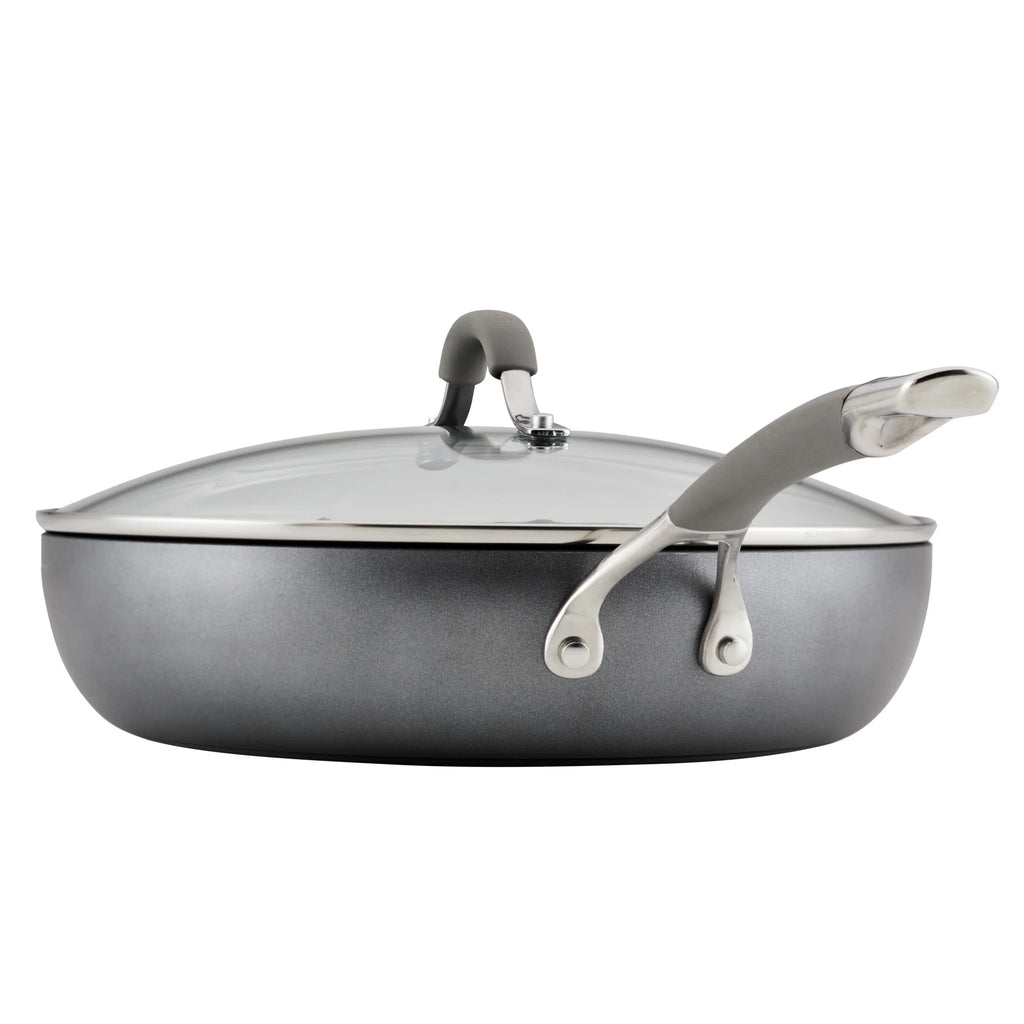 12 inch Hard-Anodized Nonstick Deep Frying Pan with Lid W542313