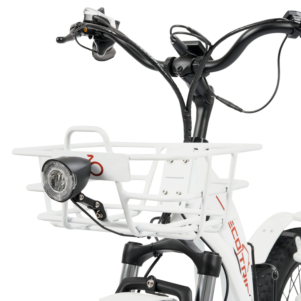 Electric Tricycle for Adults with Basket, 750W 48V, Step-Thru 3-Wheel S34565