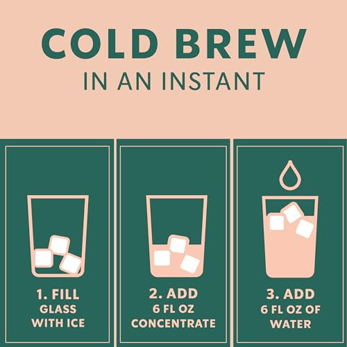 Cold Brew Coffee Concentrate, Madagascar Vanilla, 32 Fl Oz R508938
