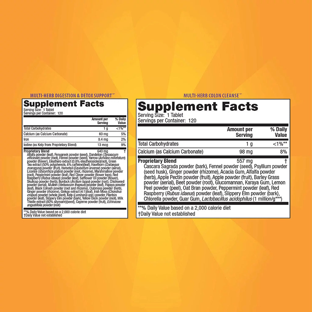 7-Day Total-Body Cleanse 240 Tablets with Pill Case T905