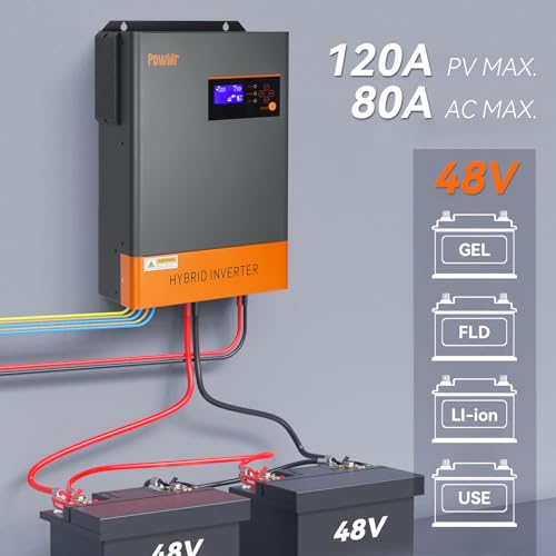 Off Grid Solar Inverter 5000W 48V Pure Sine Wave Charger E56042