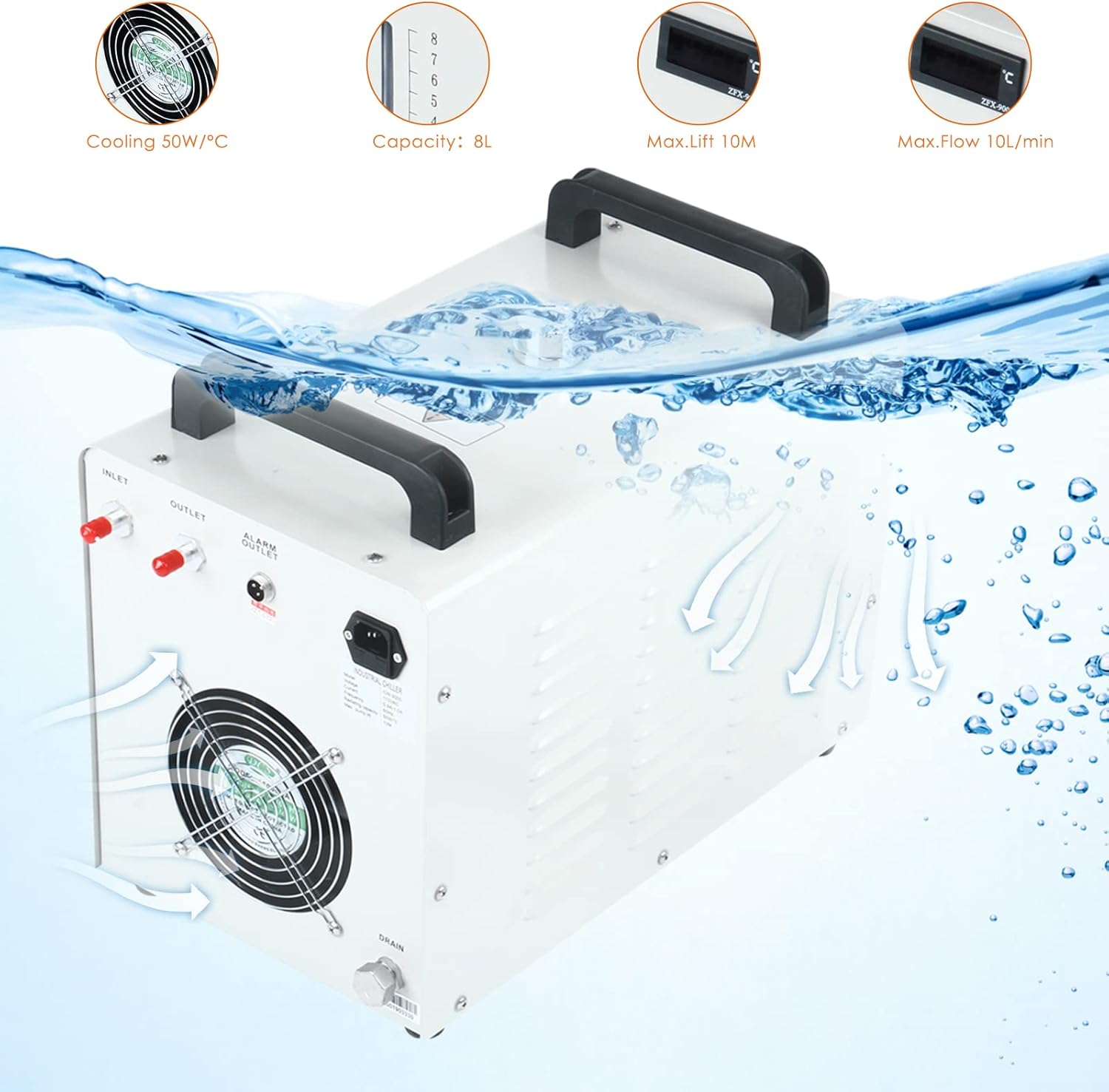 Water Chiller for Laser Engraving Machine, 110V E72445