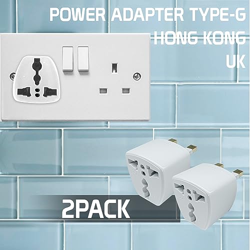 Universal Travel Adapter for International Use, 2 Pack E796125