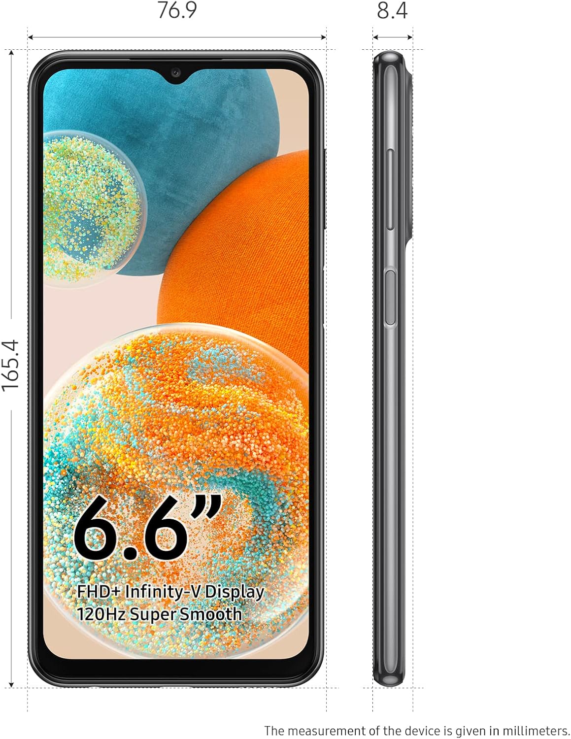 Galaxy A23 5G Cell Phone, Factory Unlocked Android Smartphone, 64GB, Black R988