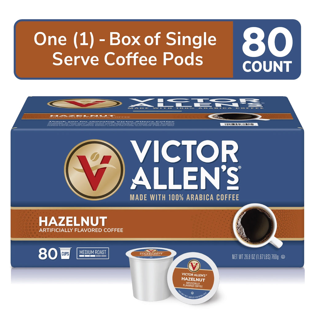 Hazelnut Medium Roast Coffee Pods, 80 Count Y3912