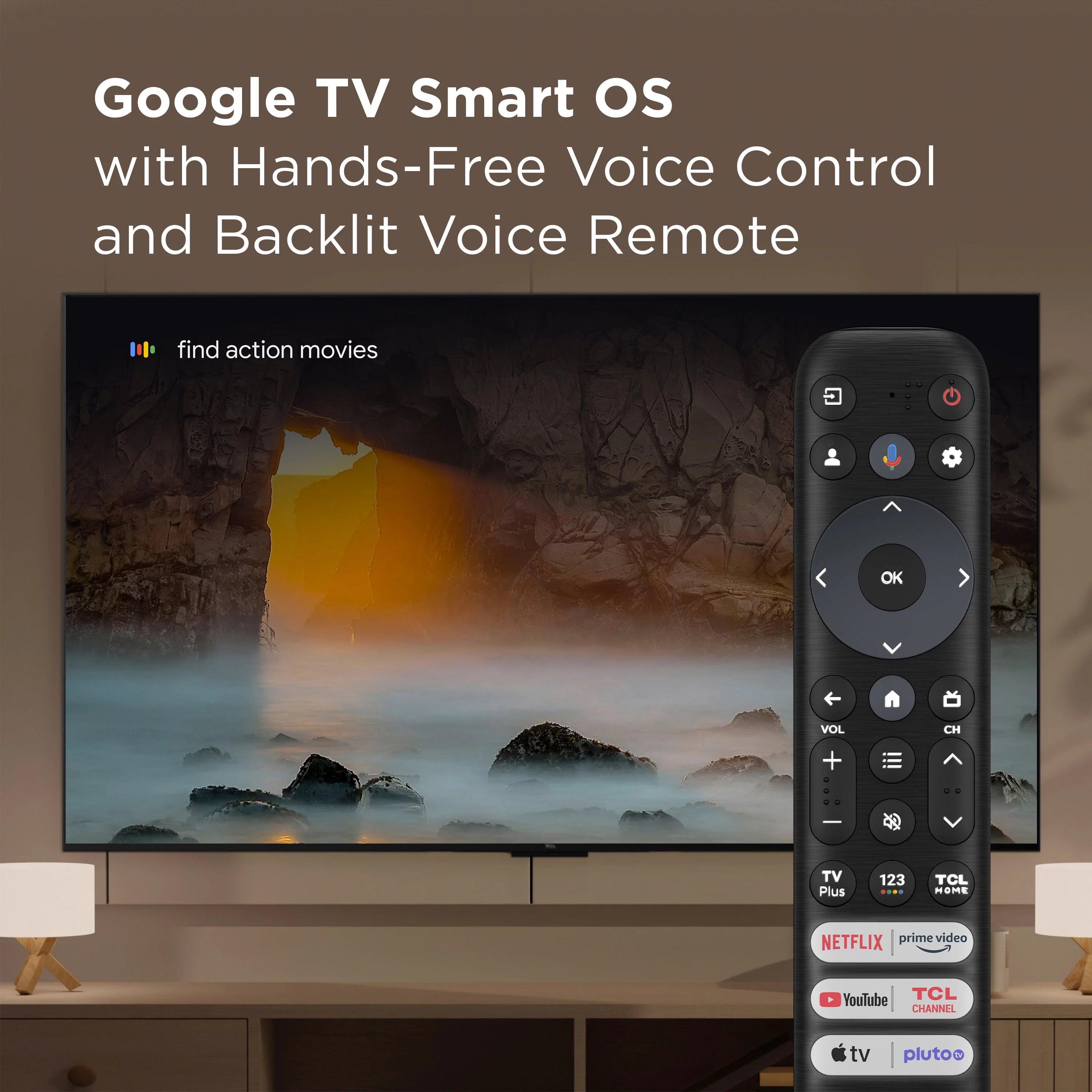 65" Class 4K Mini-LED QLED Smart TV with 120Hz, Dolby Vision, Dolby Atmos, and Google TV I286744