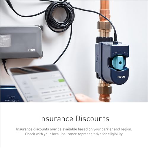 Smart Water Monitor and Automatic Shutoff Sensor for 1-Inch Pipe K9102