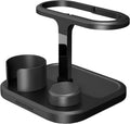 AeroPress Organizer Stand, Compact Storage for AeroPress Original, Clear, XL Coffee Maker, and Accessories, Ideal Coffee Caddy Storage Station, Experience Slip-Free Storage, Black