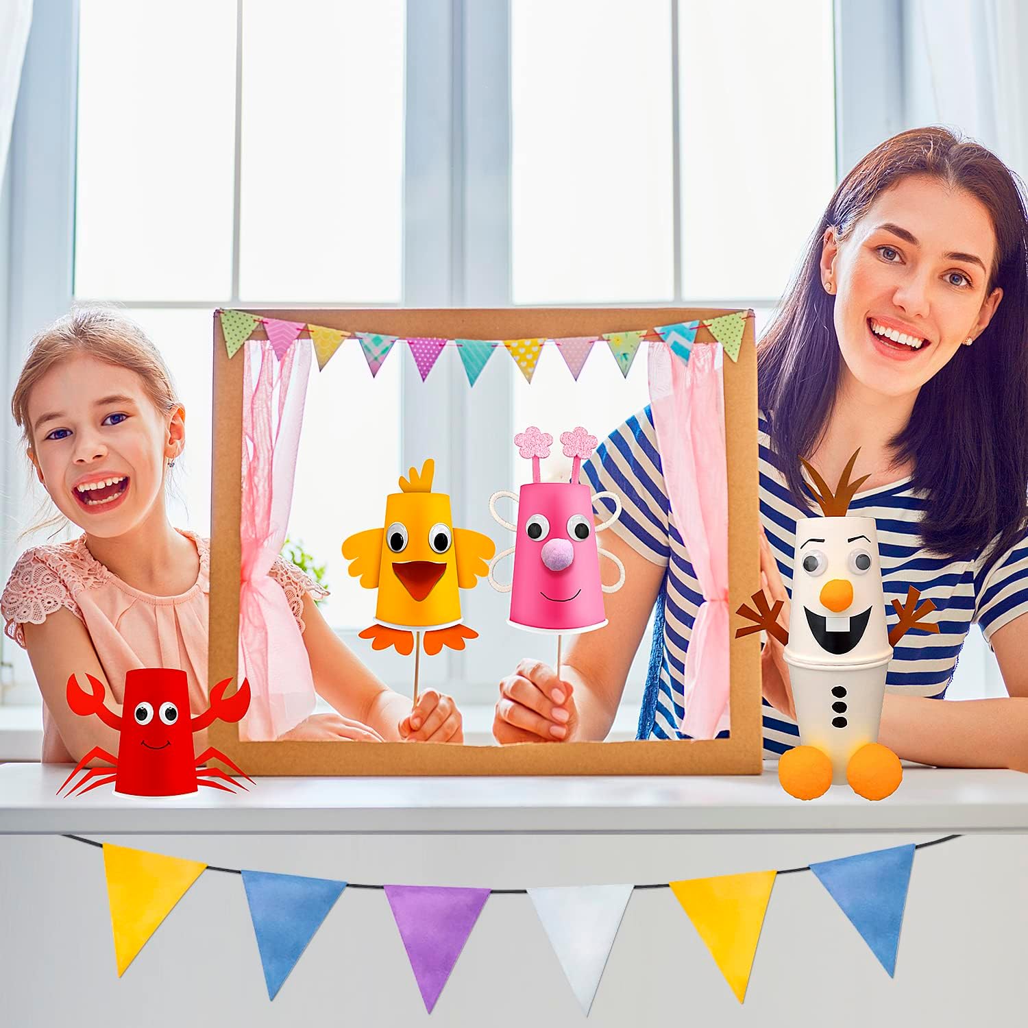 Kids Arts and Crafts Kit - 8 Animal Projects for Ages 3-8 Y559