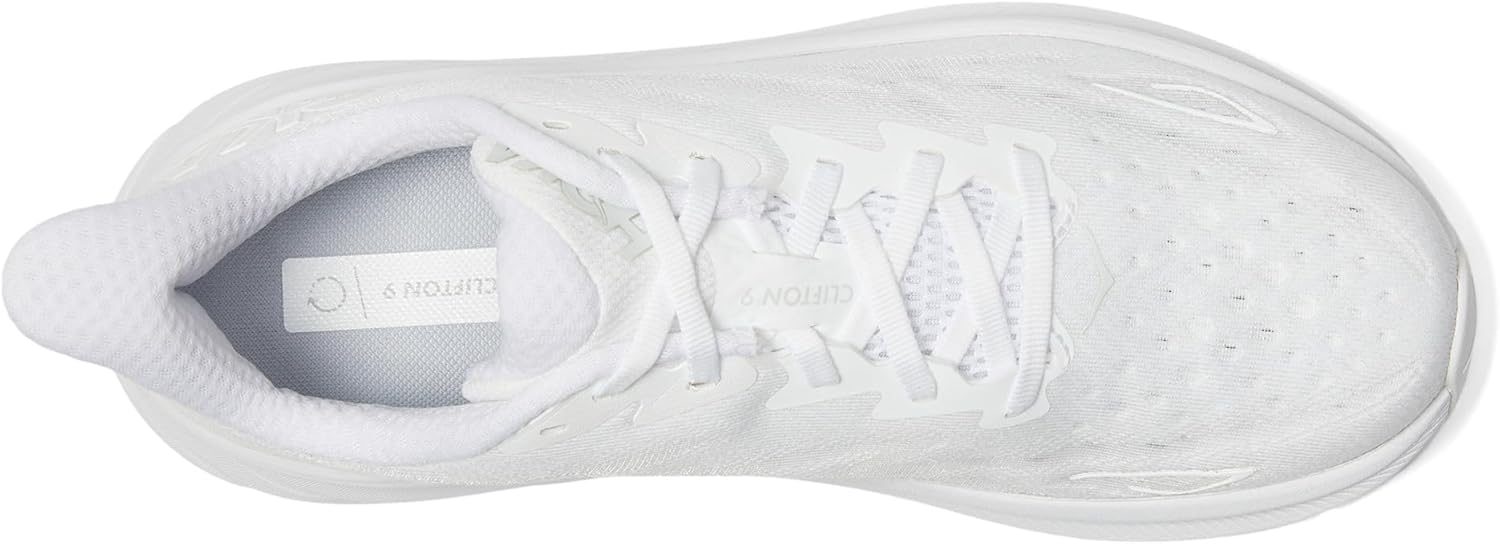 Women's Clifton 9 Sneaker, White, Wide L62601