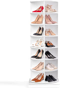 Holaki 360° Rotating Shoe Rack 7-Tiers Organizer Spinning Shoe Rack, Rotating shoe Organizer tower Holds Up to 28 Pairs of Shoes, Shoe Storage Shelf for Entryway Living Room Hallway Shoe Cabinet