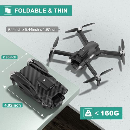 4K Camera Drone for Kids and Adults, Beginner Mini Drone with 2 Batteries S389